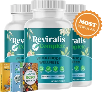 3-bottle Reviralis Complete package with digital bonus guides